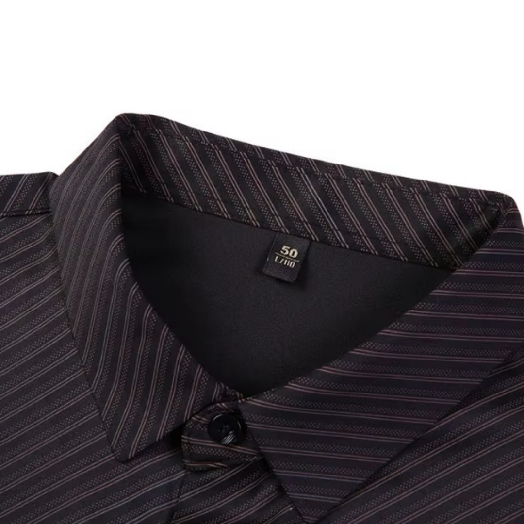 Camisa Silken Line Para Hombre + Cinturón de Regalo