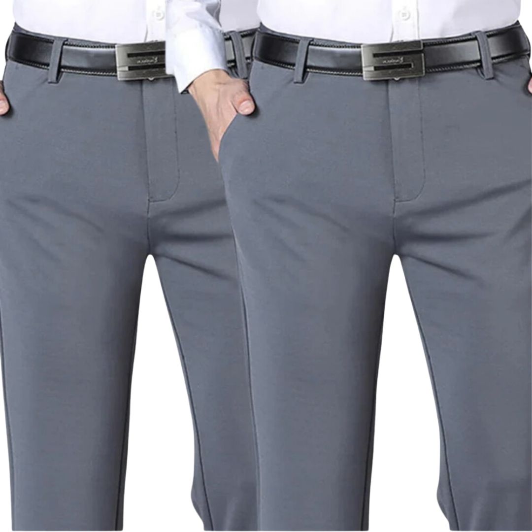 Pantalón de vestir para hombre Sastrería Comfort - [¡Compra 1 y llévate 2!]