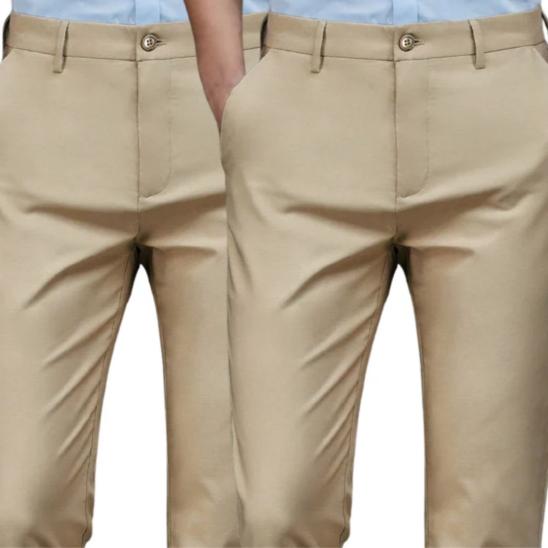 Pantalón de vestir para hombre Sastrería Comfort - [¡Compra 1 y llévate 2!]