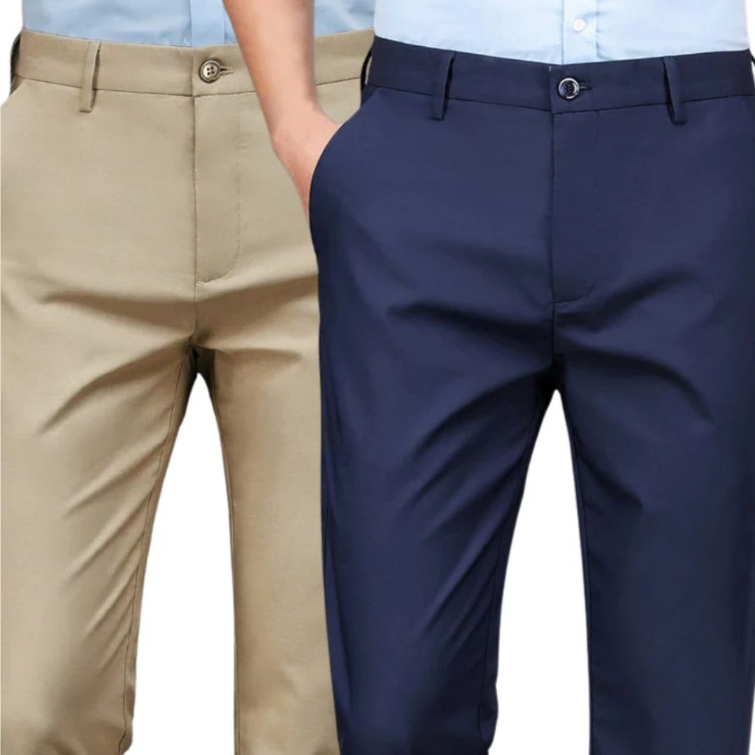 Pantalón de vestir para hombre Sastrería Comfort - [¡Compra 1 y llévate 2!]