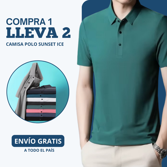 Camisa Polo Sunset Ice – ¡[COMPRA 1 Y LLÉVATE 2!] + Envío Gratis